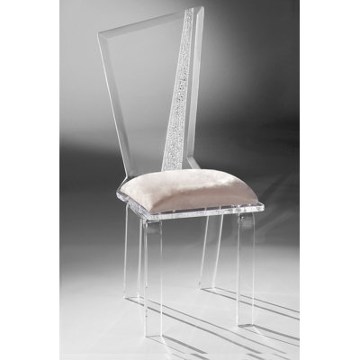 Jackquelin Upholstered Side Chair in clear