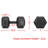 Hex Dumbbells Set for Strength Workouts-126596906