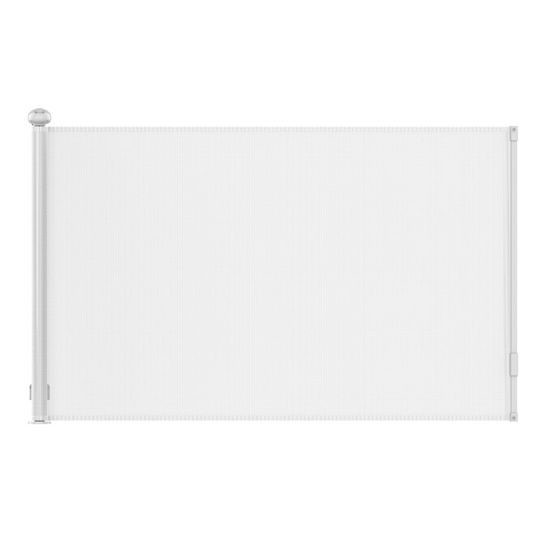 Leisha Metal Free Standing Pet Gate, White