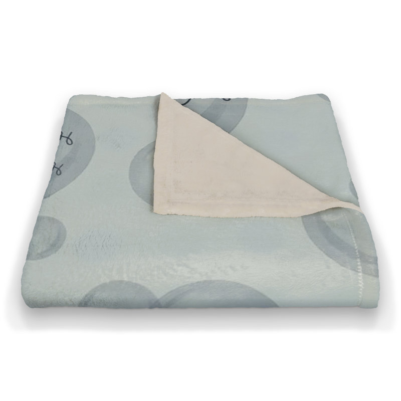 Hand Woven Throw Blanket, Blue