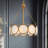 Chrispher 3-Light Gold Drum Chandelier with Frosted Glass shade