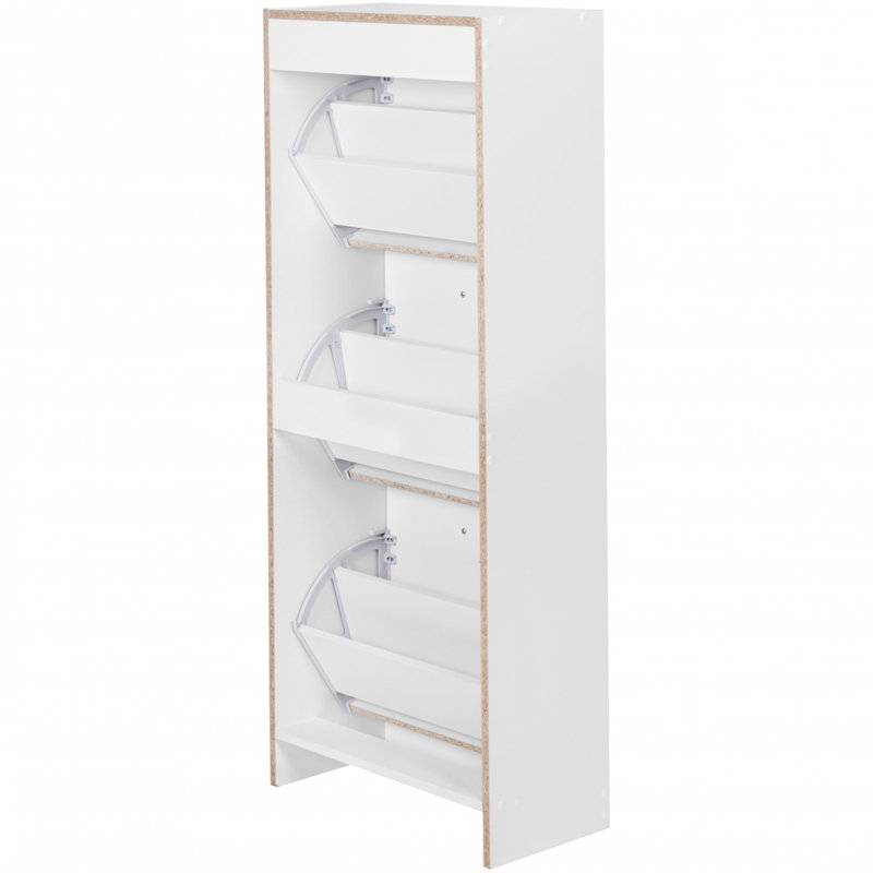 18 Pair Flip Down Shoe Storage