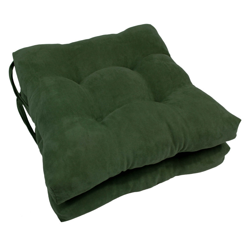 Outdoor 3.5'' Seat Cushion, Hunter Green
