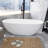 65.2'' x 29.7'' Soaking Solid Surface Bathtub