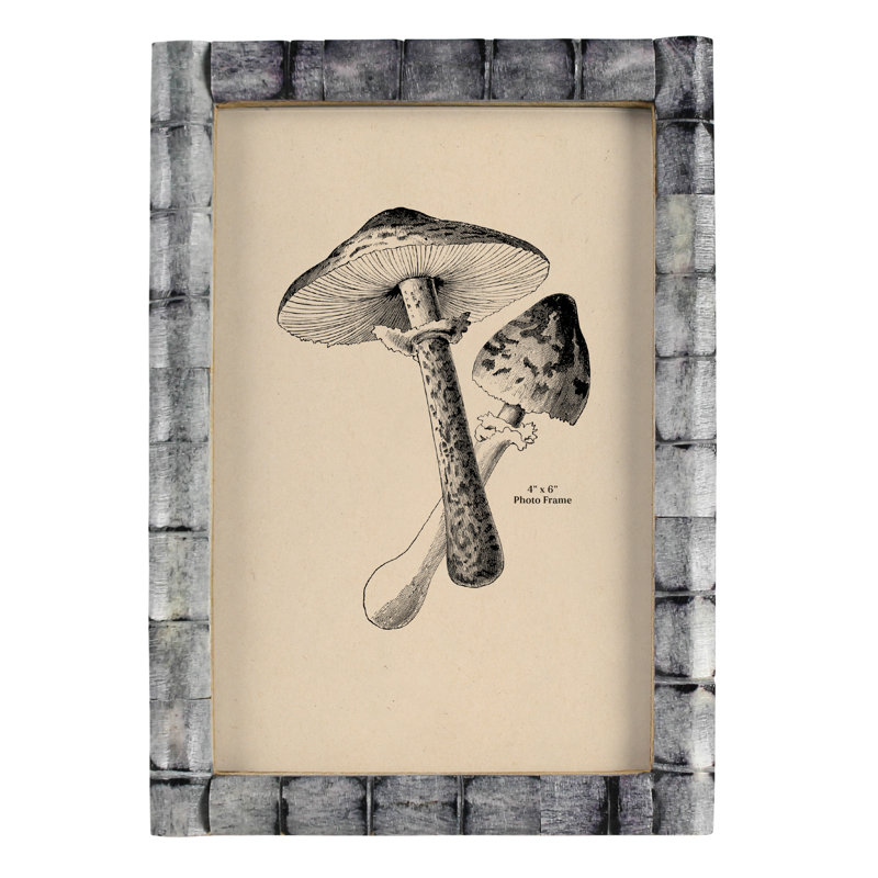 Picture Frame - Bamboo, Grey Bone 4x6