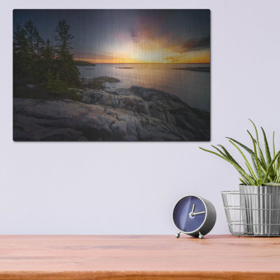 Highland Dunes 'Sheepscot Dawn' by Rick Berk Metal Wall