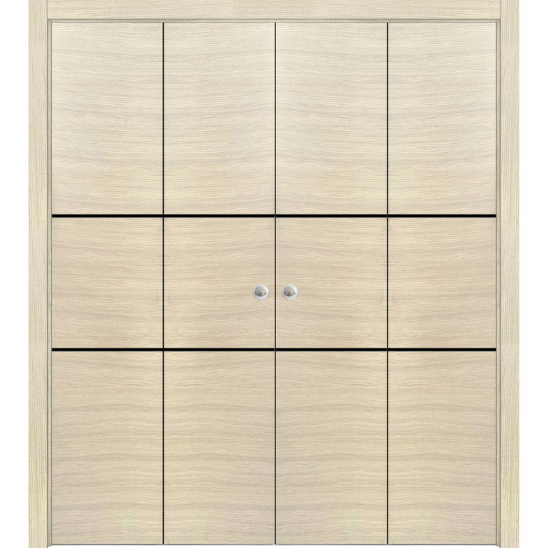 Porte de grange en bois massif massif, 72 po x 96 po