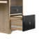 55'' Home Office Computer Desk with File and Storage Drawers,  Fluted Writing Desk with Keyboard Tray&Practical Hook and Open Compartments