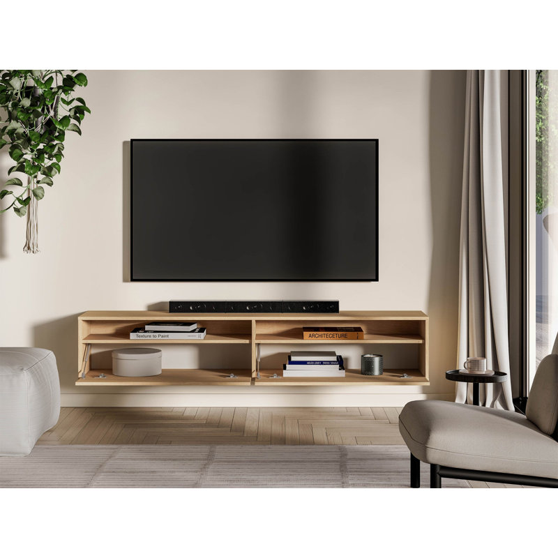 TV Stand for TVs up to 75", Beige
