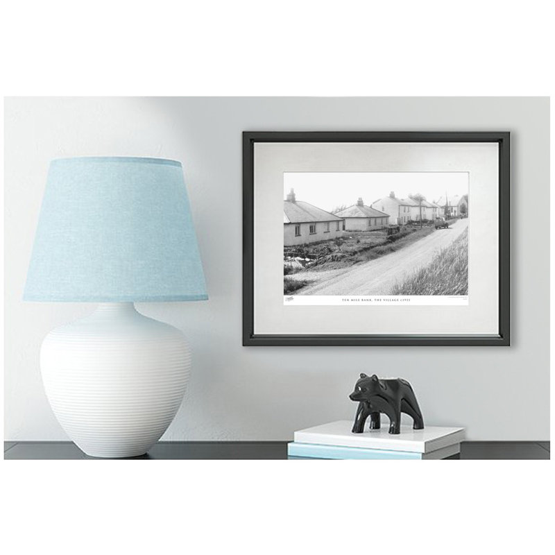 Ten Mile Bank, The Village C1955 by Francis Frith - Single Picture Frame Print, 40cm H x 50cm W x 2.3cm D