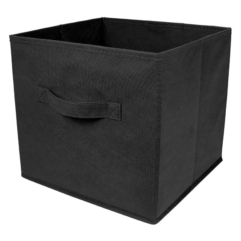 Rebrilliant Fabric Decorative Bin, Black