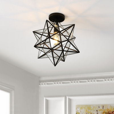 Wilmott Glass Semi Flush Mount