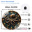 Horloge murale Steampunk Octopus