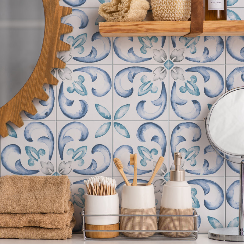 Carreau de porcelaine simple pour mur et plancher 6 "x 6" Saint Germain