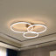 Karagh 3-Light Flush Mount Ceiling Fixture for Living Room Bedroom-922432278