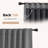 Isio 52" W 100% Blackout Curtain Panel, Thermal Insulated Rod Pocket-232741355-249582183
