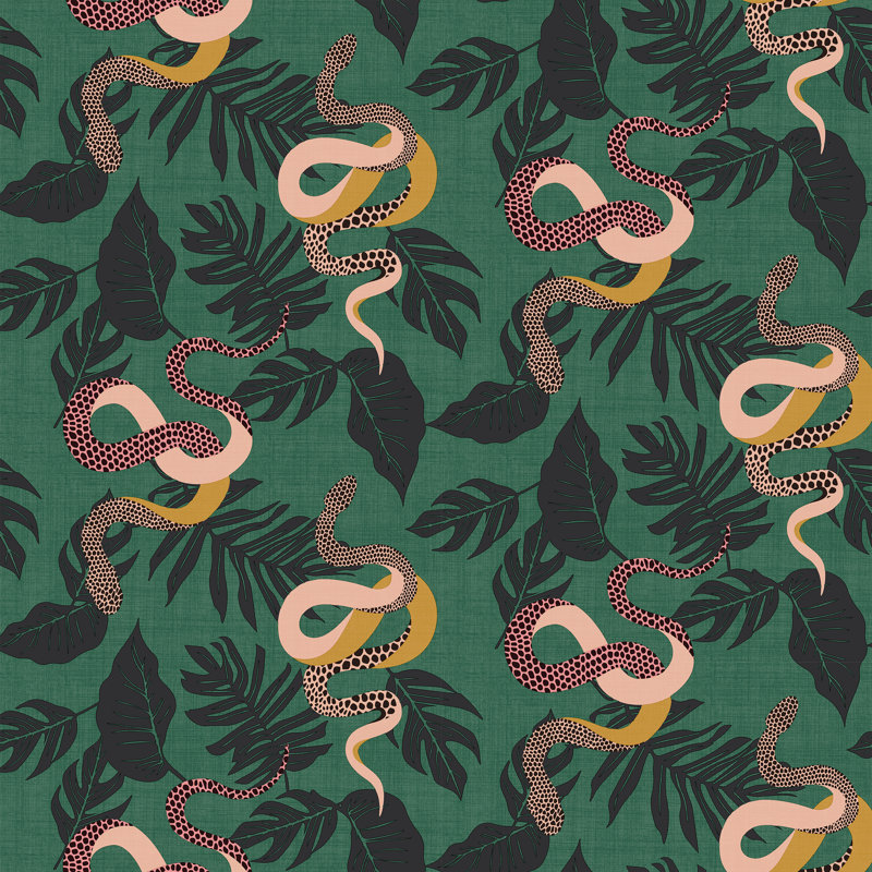10m x 52cm Matte Wallpaper Roll, Juniper Green