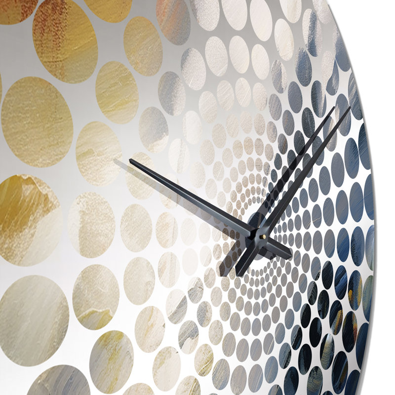 Maeryn - Horloge murale peinture abstraite, Très grand