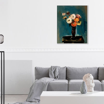 " Fleurs " by Joseph Kutter Painting Print
