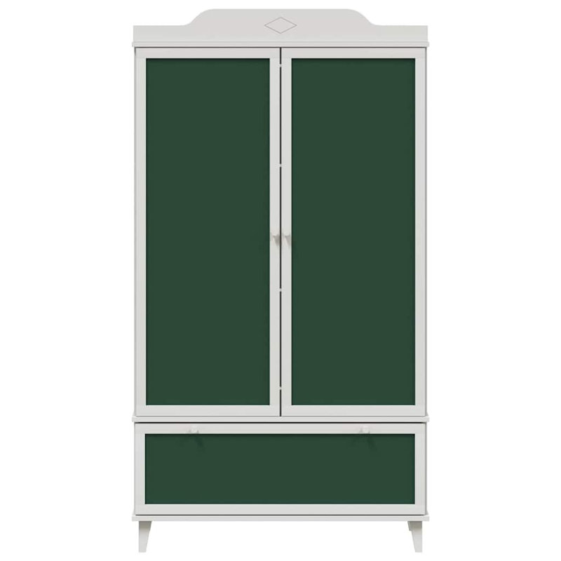 Manufactured Wood Wardrobe, White