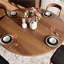 Table de salle à manger ronde en bois massif pour salle à manger de style campagnard 4/6/8-1095660990
