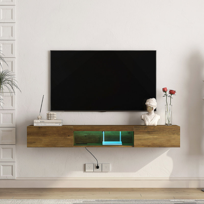 Meuble télé en bois manufacturé, Bois