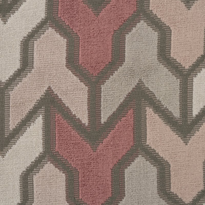 Jefferson-Rocket Geometric Cut Velvet Upholstery Fabric