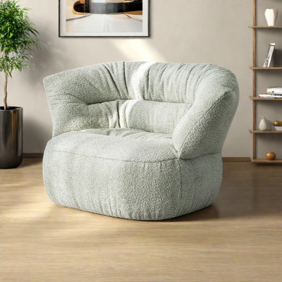 Cute and soft silent rotating lounge chair