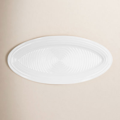 Portmeirion Sophie Conran White Fish Platter 21"