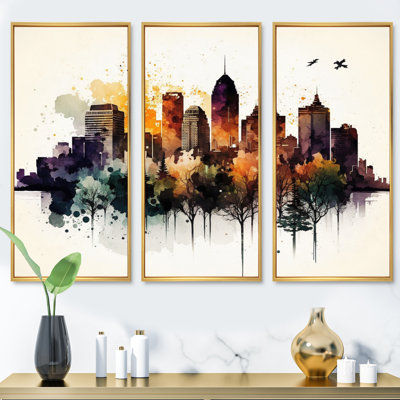 " Montreal In The Fall I " 3 - Pieces
