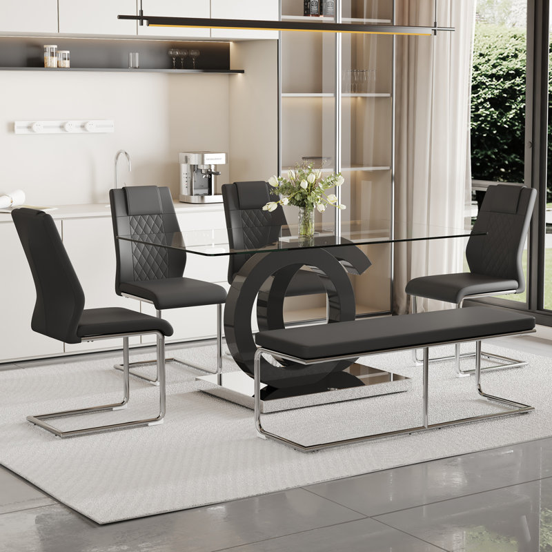 Ensemble de table de salle à manger Modern Luxury Luxury