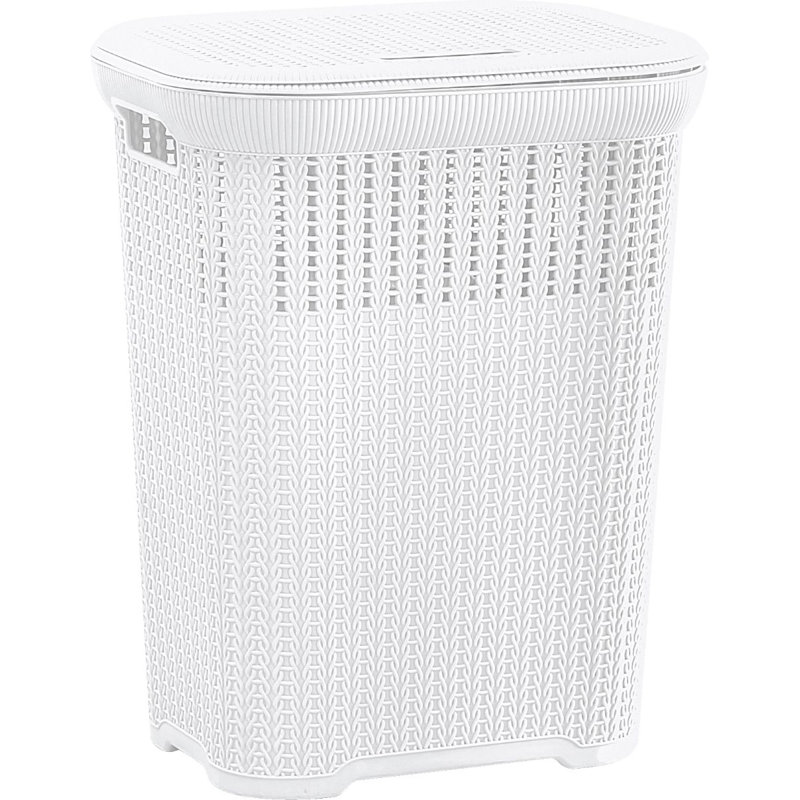 Plastic Bathroom Accessory Set, White
