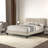 Newry Aubreey Double (4'6) Upholstered Panel Bed-90708726