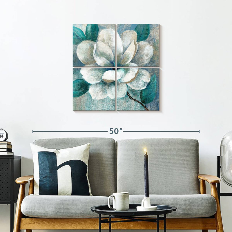 Harnais sarcelle Magnolia II, H 26 po x l 26 po