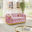 Canapé Chesterfield 62,6 pouces Mid Century Modern
