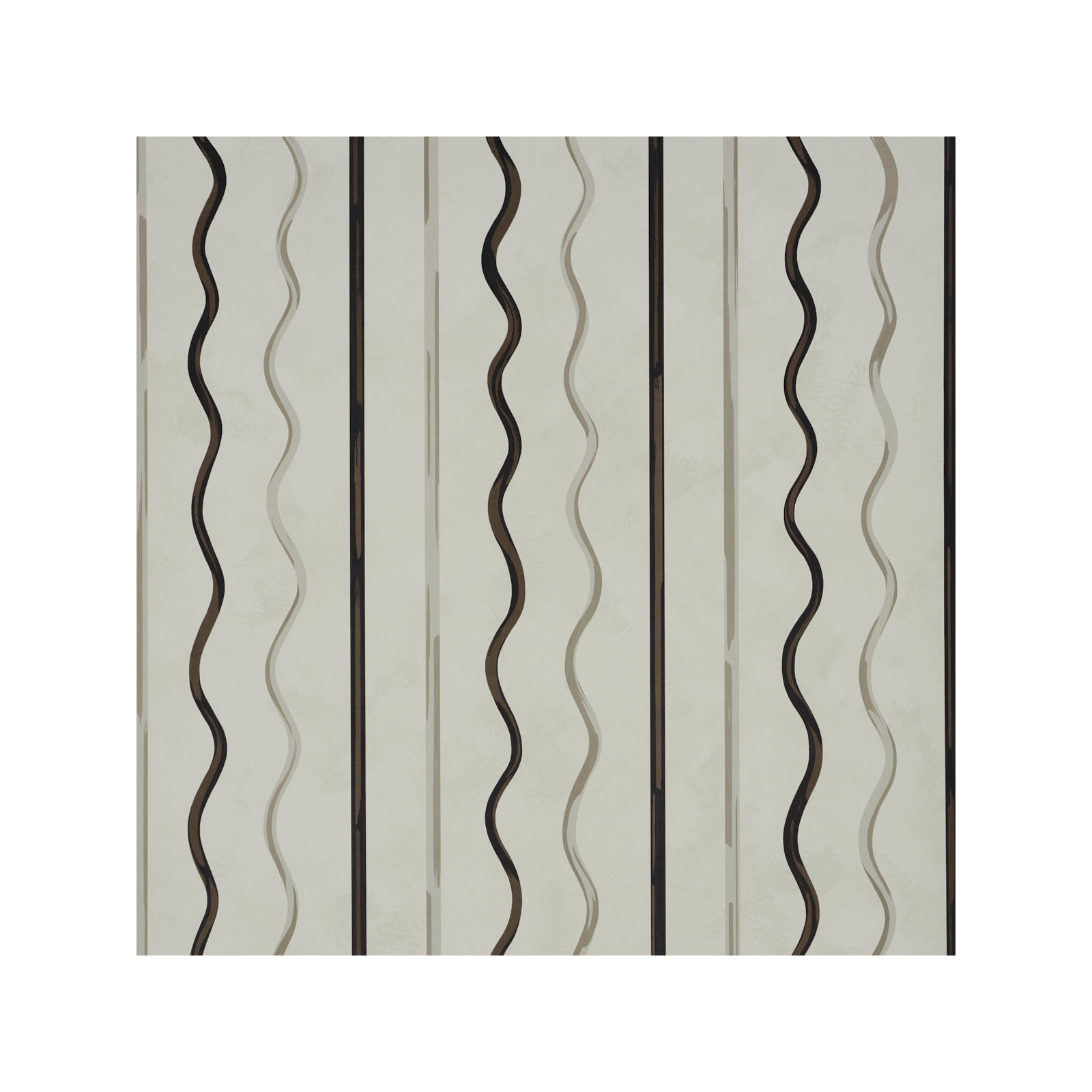 Schumacher x Backdrop Affogato Wallpaper, Ivory/Carbon