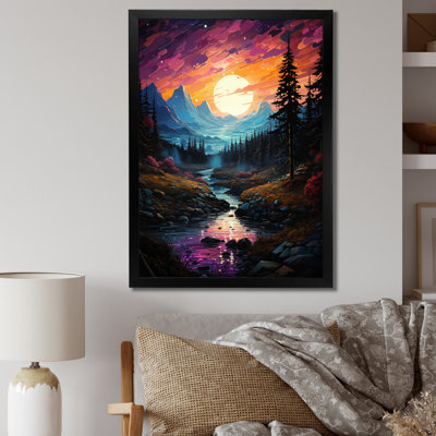 «Astrology Aurora Symphony II», art mural sur toile