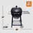 Blackjack 21.5 in. Heavy-Duty Kettle Charcoal Grill with 382 sq. in. Cooking Area in Black