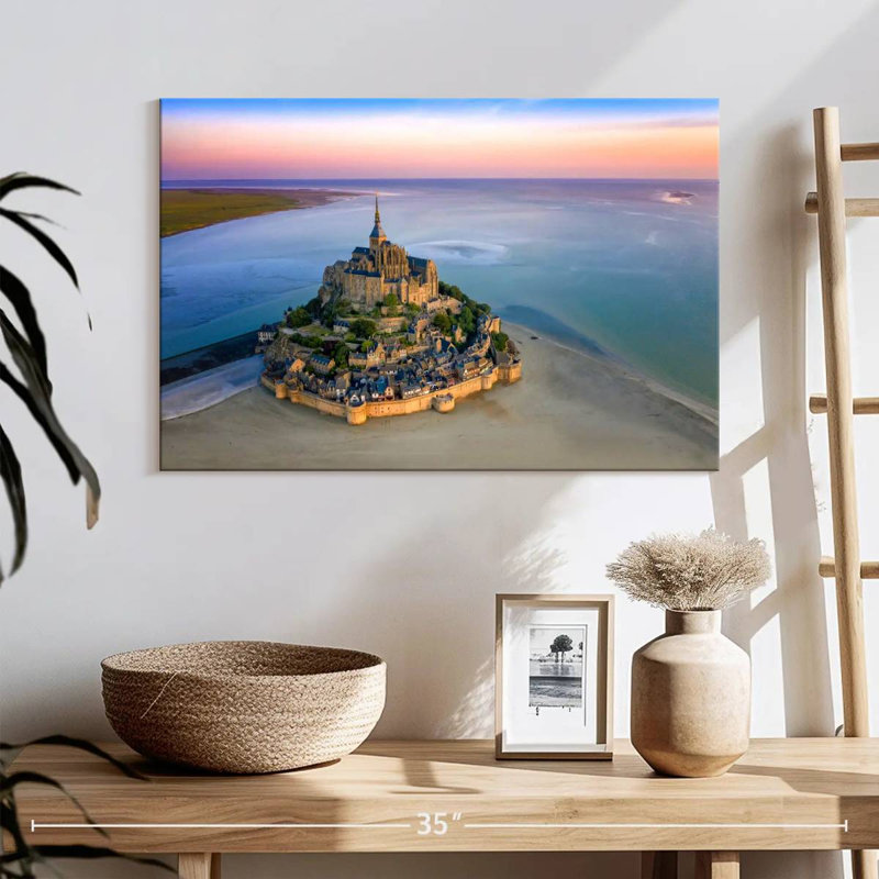 Adella Mont St.-Michel, France, Normandie, H 16 po x l 24 po