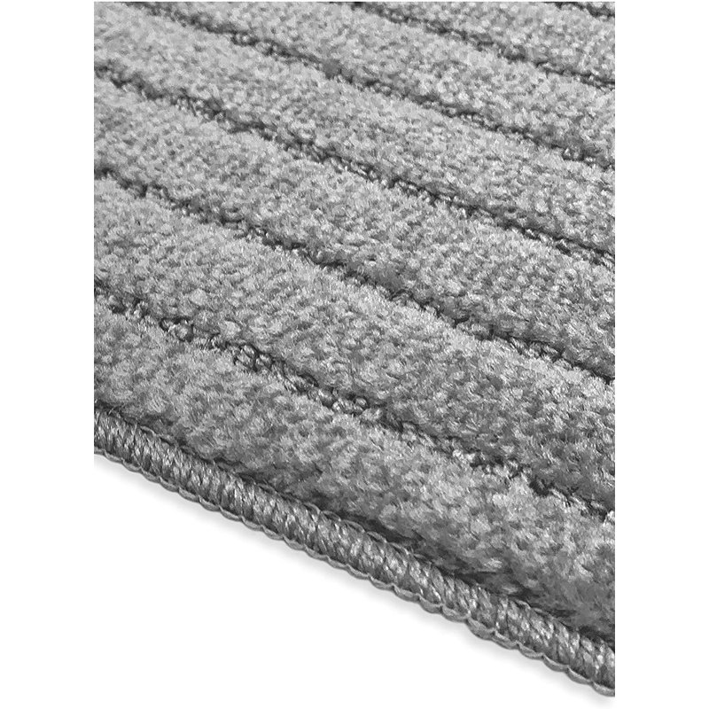 Tapis d'escalier antidérapant Ahlias Stripes Collection, Gris clair