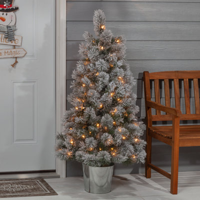 54' Lighted Pine Christmas Tree with Realistic Needles