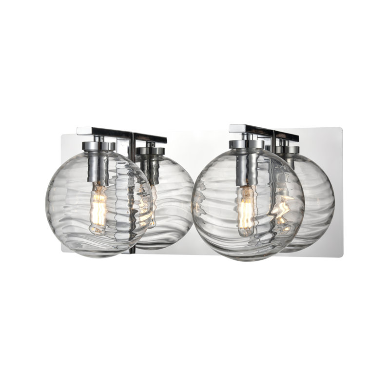 Éclairage pour meuble-lavabo 2 lumières Colombard, Chrome