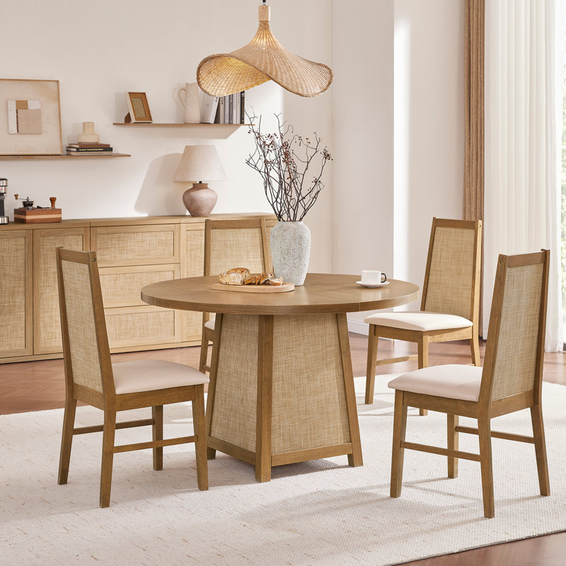Consiglia Solid Wood Dining Chair, 4