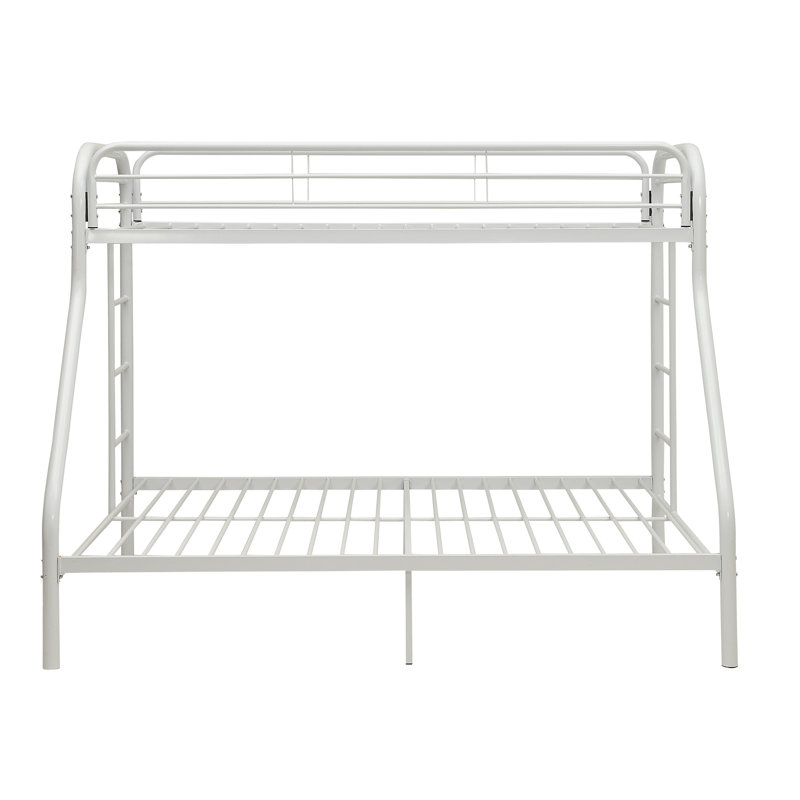 Henline Kids Bunk Bed, White, Twin XL Over Queen