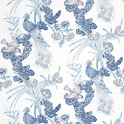 Schumacher x Miles Redd Peacock Fabric
