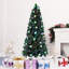 Sapin de Noël vert floqué / givré-1574407696