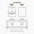  Balendran 2-Light Dimmable Vanity Light-Hammer Glass-270683541