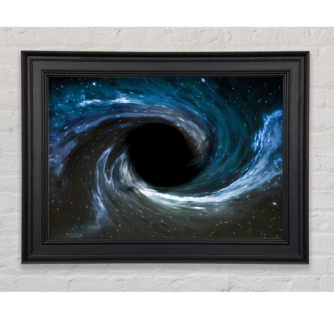 Vortex In Space Black Hole Gerahmter Druck