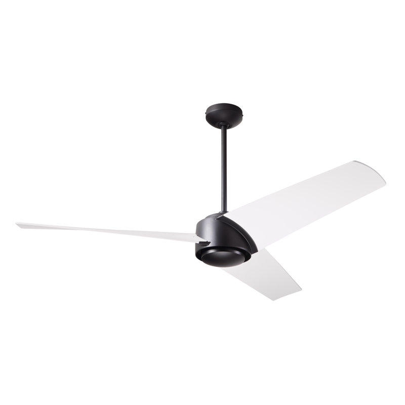 Ambit 56'' Ceiling Fan, Matte Black, Matte White, Wall/Remote Combo Controls