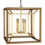 Naples 4 - Light Lantern Square Chandelier